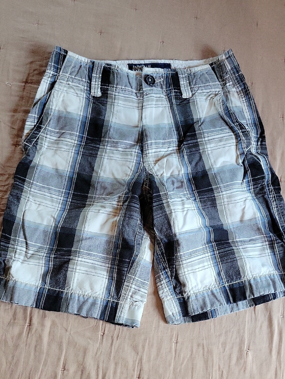 AMERICAN EAGLE Men's Plaid Casual Shorts